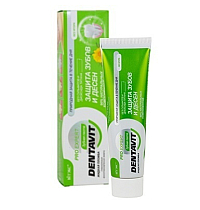 Зубная паста ЗАЩИТА ЗУБОВ и ДЕСЕН, 90% натуральных компонентов, БЕЗ ФТОРА