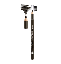 Карандаш для бровей деревянный LUXURY BROW тон 605 deep brown