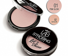 Пудра-стробинг Let`s Shine LAB colour тон 01 pink glow