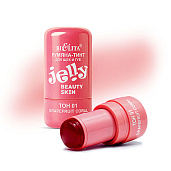 Румяна-тинт JELLY для щёк и губ Beauty Skin, тон 01 grapefruit coral