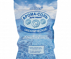 Арома-Соль для ванн Океаническая с экстрактом морской водоросли ламинарии и эфирным маслом лимона