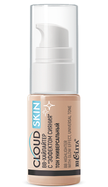  ВВ- хайлайтер c эффектом сияния, тон универсальный Cloud Skin 