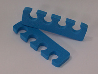 Разделители для пальцев ног (синие, 95 мм)