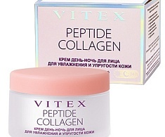 PEPTIDE COLLAGEN Крем ДЕНЬ-НОЧЬ для лица ДЛЯ УВЛАЖНЕНИЯ И УПРУГОСТИ КОЖИ