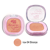 Хайлайтер-Crystal для лица Beauty Skin, тон 04 bronze