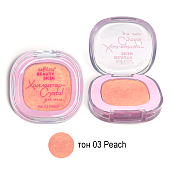 Хайлайтер-Crystal для лица Beauty Skin, тон 03 peach