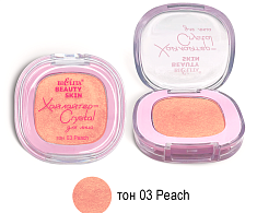 Хайлайтер-Crystal для лица Beauty Skin, тон 03 peach