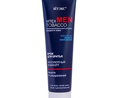 Vitex MEN TOBACCO Крем для бритья для всех типов кожи, даже чувствительной