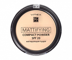 Матирующая компактная пудра для лица Mattifying compact powder SPF20, тон 03 Soft beige