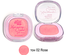 Хайлайтер-Crystal для лица Beauty Skin, тон 02 rose