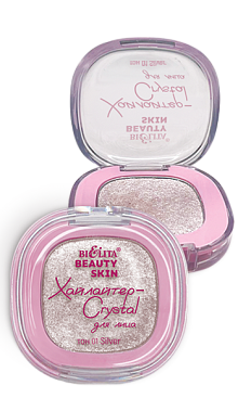 Хайлайтер-Crystal для лица Beauty Skin, тон 01 silver