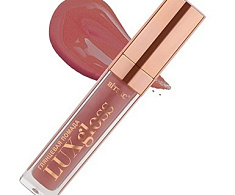 LUXGLOSS Жидкая Глянцевая губная помада, тон 01 Холодный мокко