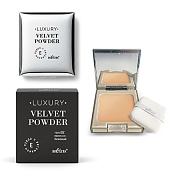 Пудра с витамином Е Velvet powder LUXURY тон 02 песочно-бежевый