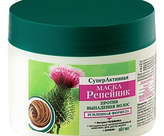 СуперАктивная МАСКА «РЕПЕЙНИК» против выпадения волос смываемая